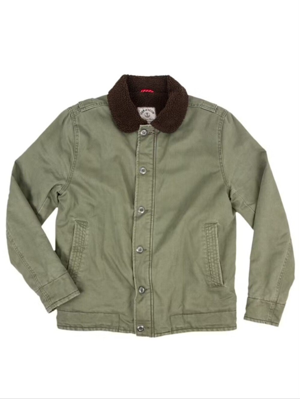 Iron and Resin Midway Full-Zip Military Field Jacket Olive Green - Size XXL